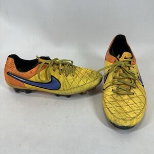 Nike Tiempo Legend V FG 631518-858 Elite Orange boots Cleats mens 10.5 Soccer